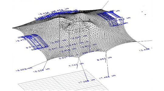Diseño conceptual de tensoestructuras