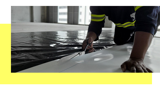 Preparación y fabricación de Tensoestructuras